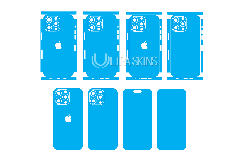 iPhone 14 Pro Max Skin Template Vector Cutfile